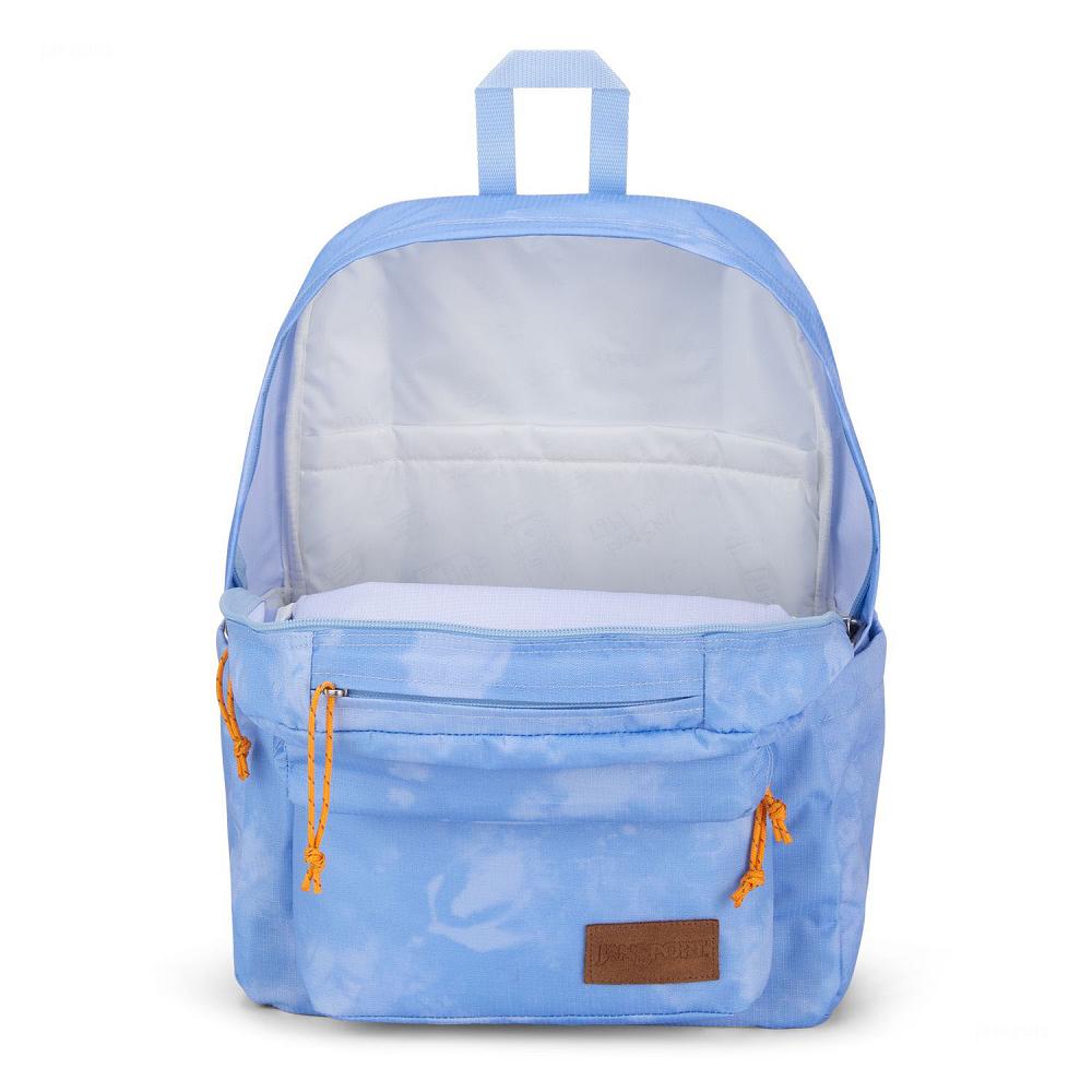 Blue JanSport Double Break Laptop Backpacks | US_JS305