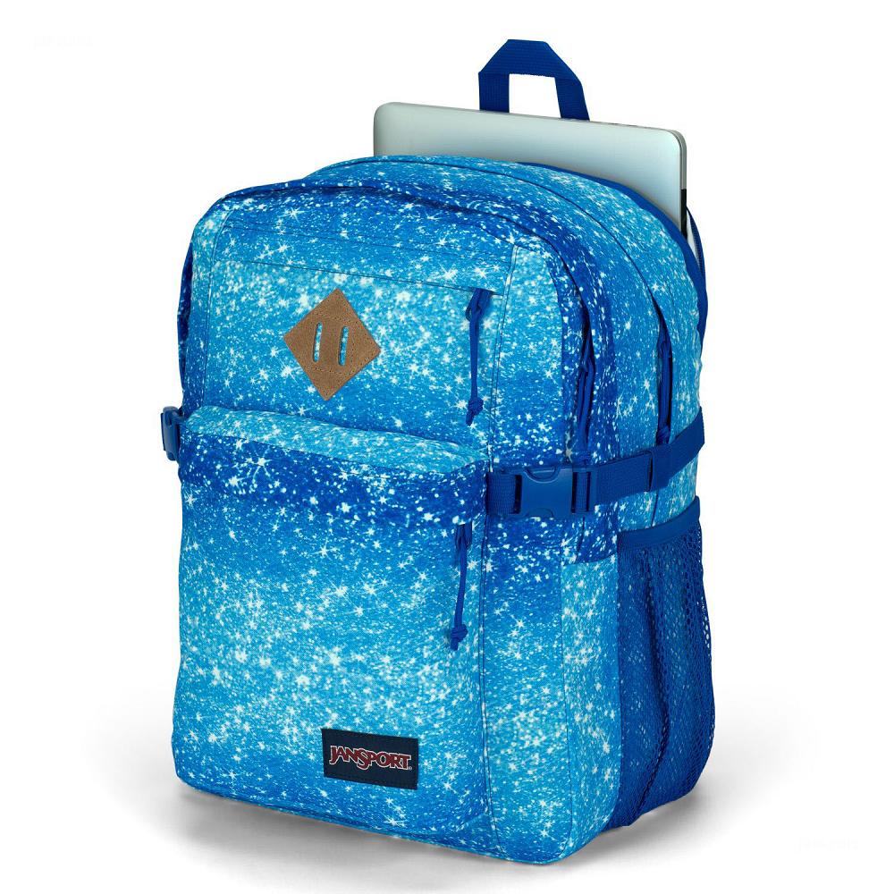 Blue JanSport Main Campus Laptop Backpacks | US_JS12B