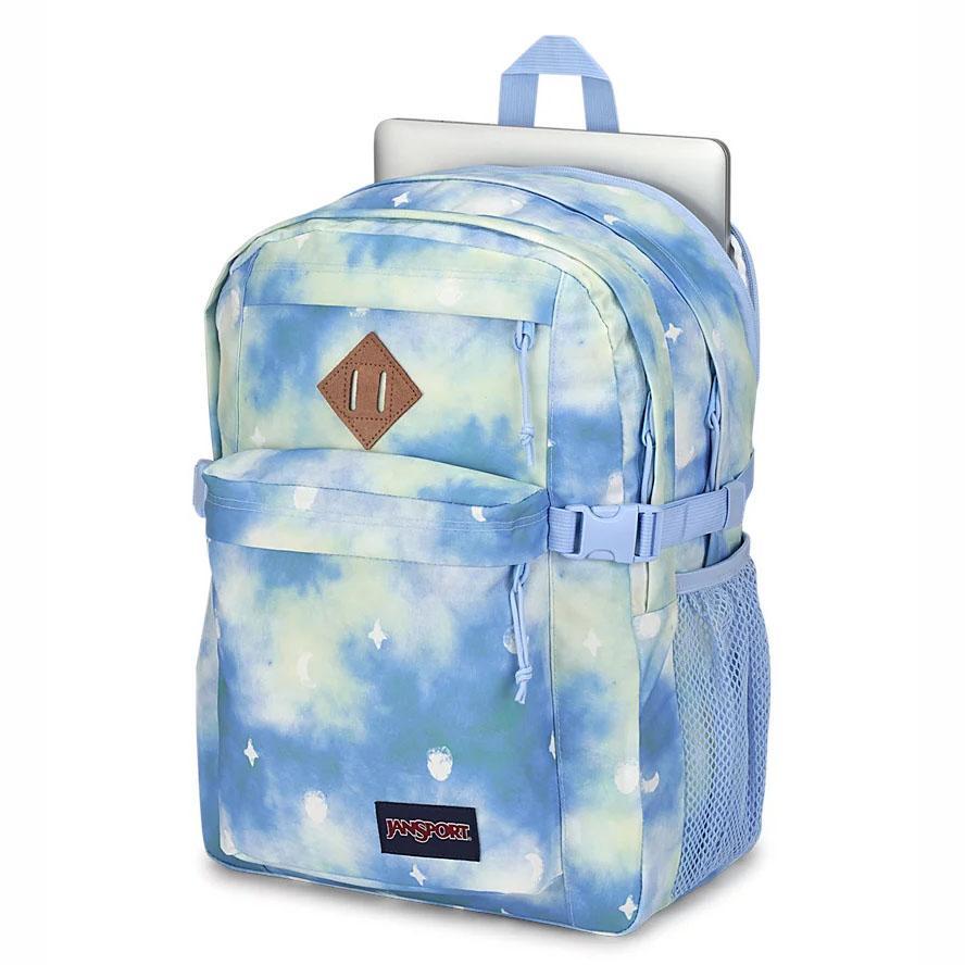 Blue JanSport Main Campus Laptop Backpacks | US_JS263