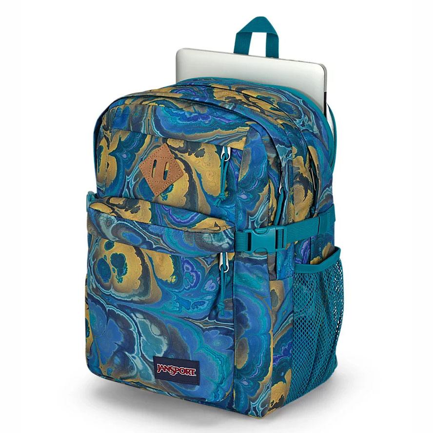 Blue JanSport Main Campus Laptop Backpacks | US_JS546