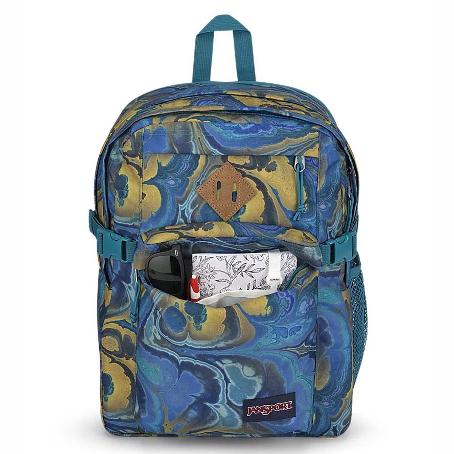 Blue JanSport Main Campus Laptop Backpacks | US_JS546