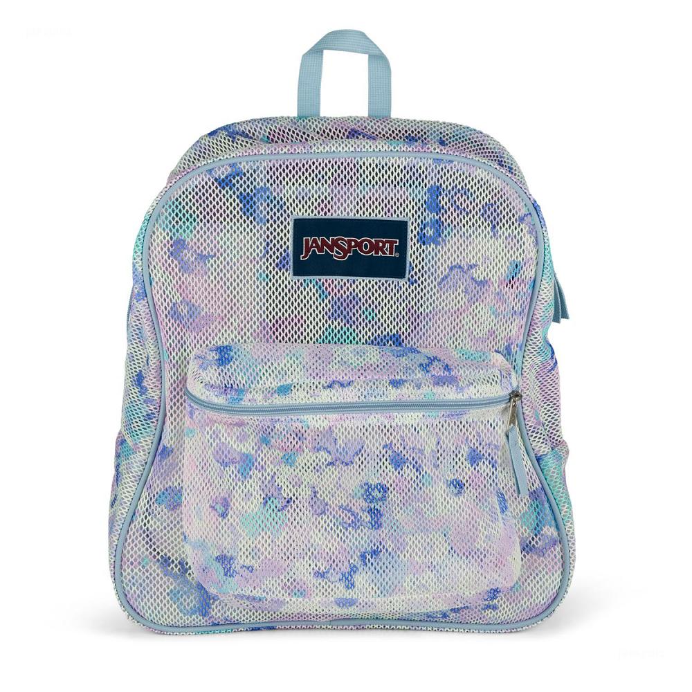 Blue JanSport Mesh Pack School Backpacks | US_JS583