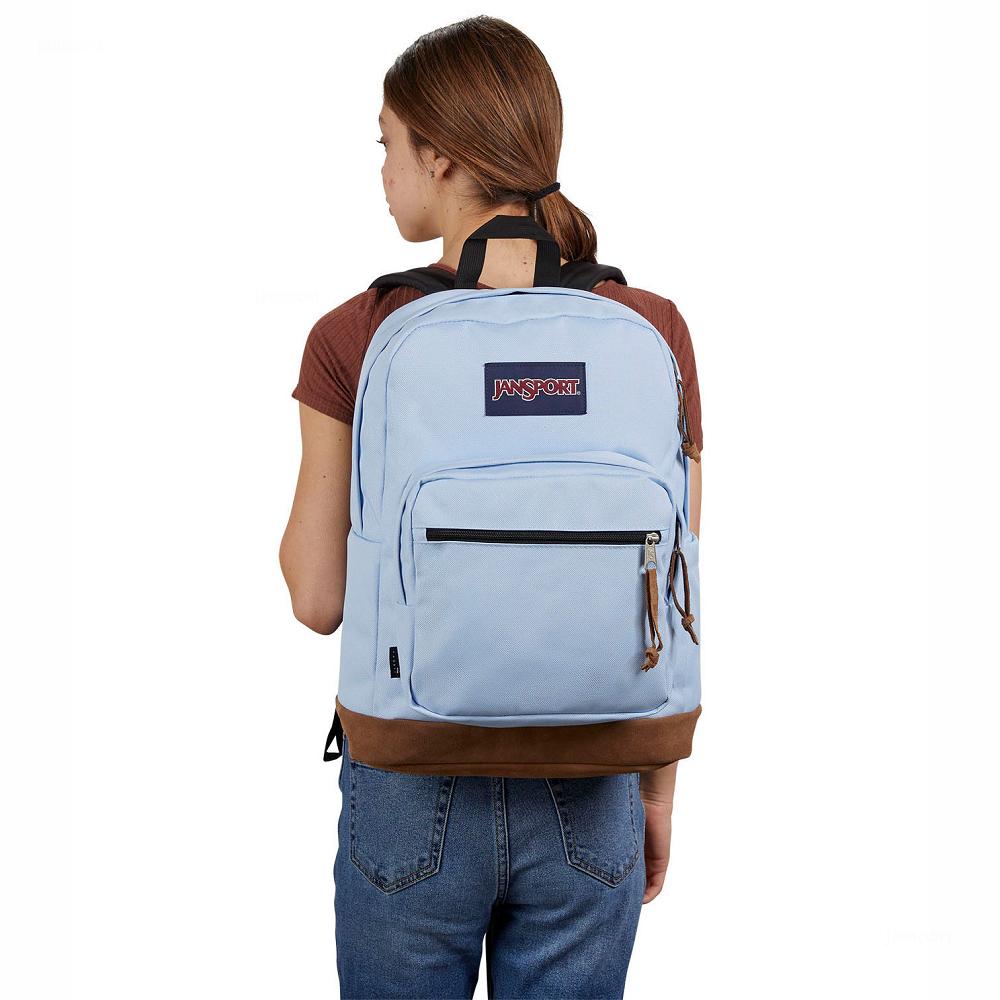 Blue JanSport Right Pack Laptop Backpacks | US_JS315