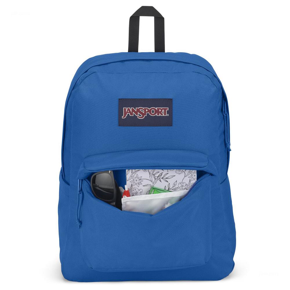 Blue JanSport SuperBreak® Plus Laptop Backpacks | US_JS184