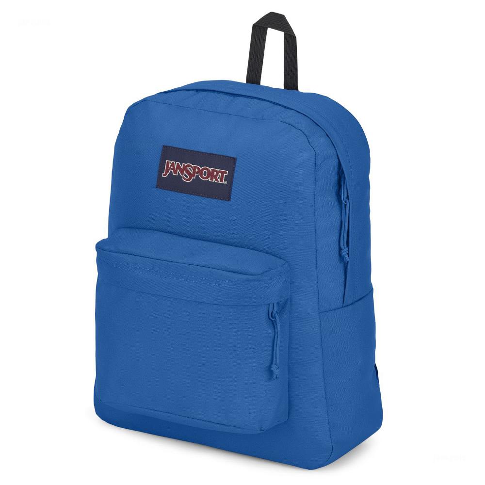 Blue JanSport SuperBreak® Plus Laptop Backpacks | US_JS184