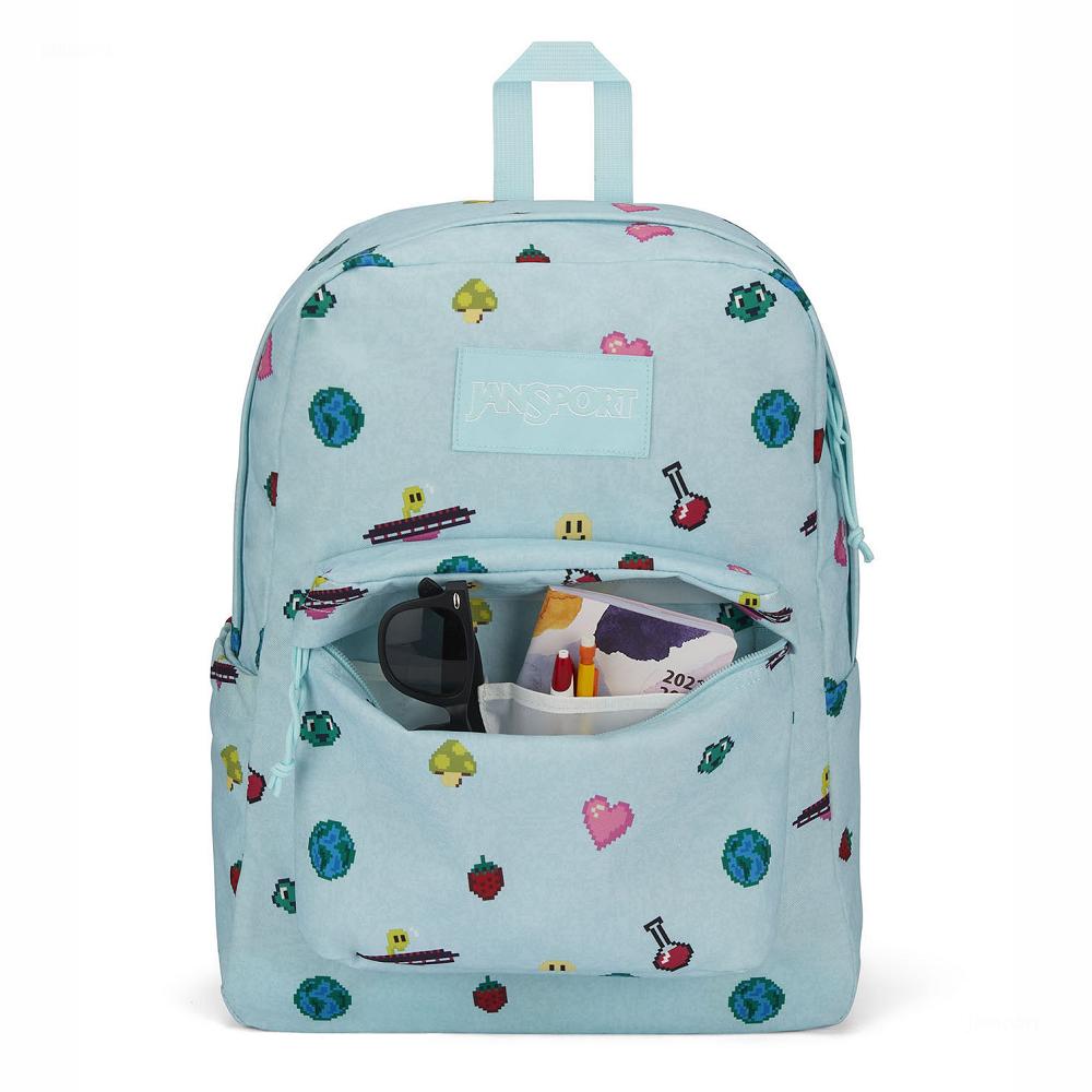 Blue JanSport SuperBreak® School Backpacks | US_JS158