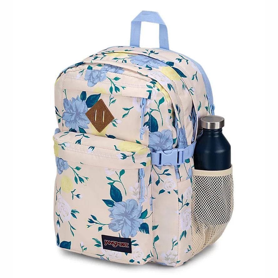 Blue / Yellow JanSport Main Campus Laptop Backpacks | US_JS523