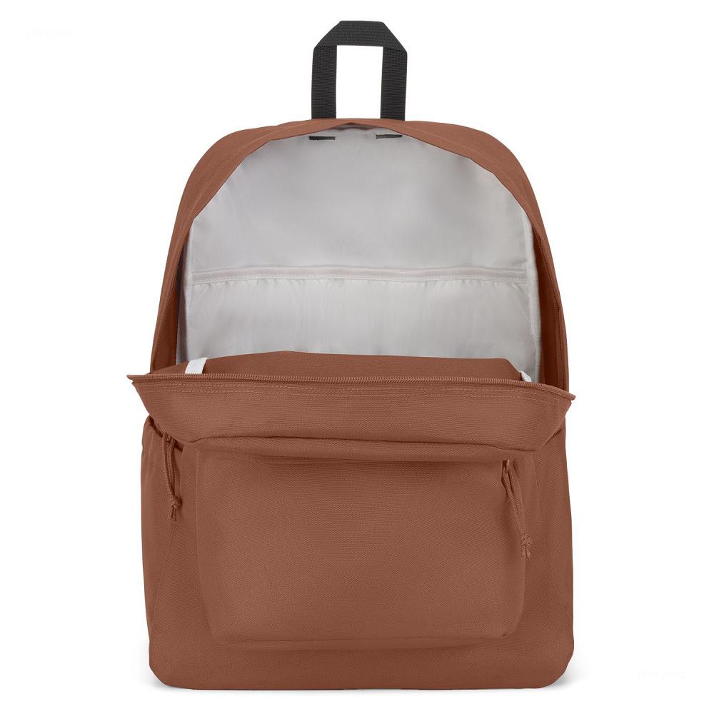 Brown JanSport SuperBreak® Plus Laptop Backpacks | US_JS24B