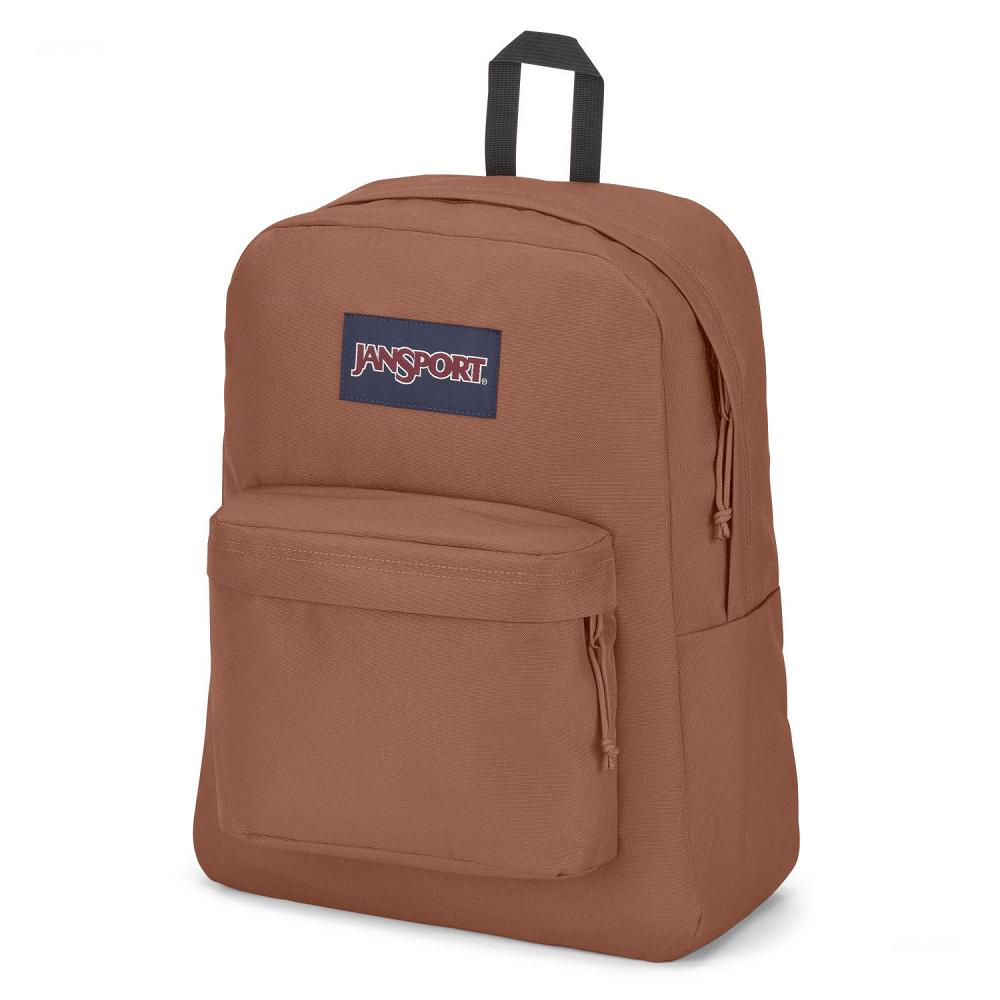 Brown JanSport SuperBreak® Plus Laptop Backpacks | US_JS24B