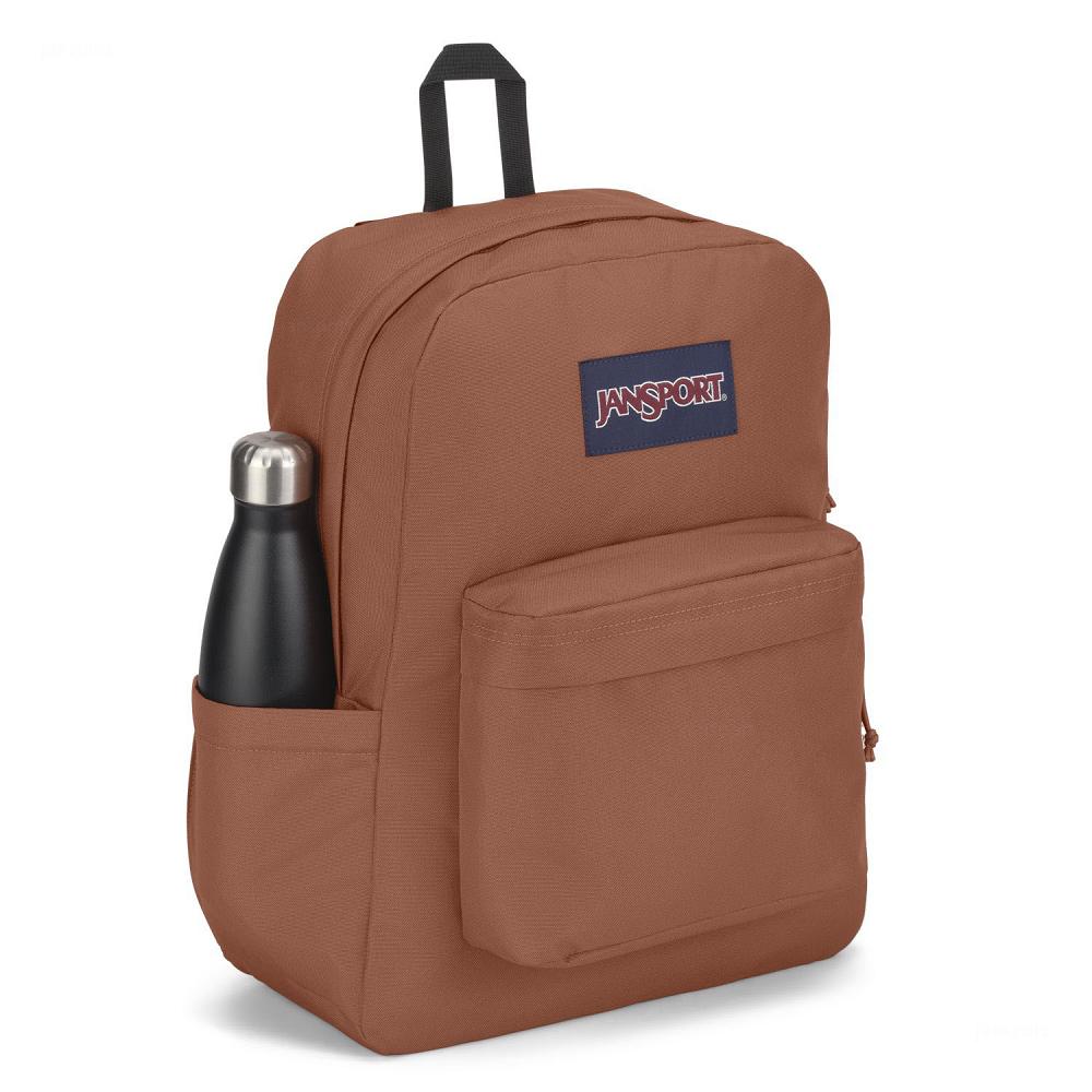 Brown JanSport SuperBreak® Plus Laptop Backpacks | US_JS24B