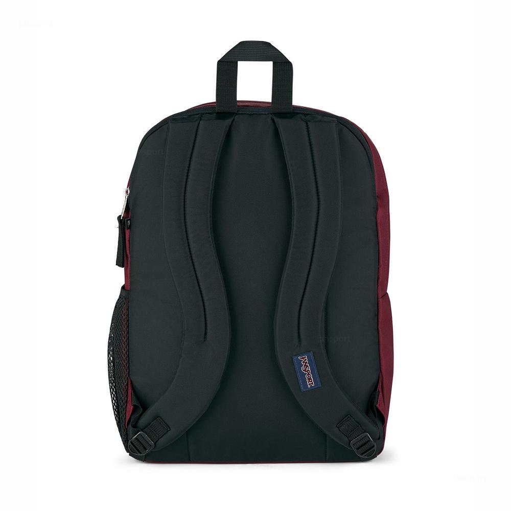 Burgundy JanSport BIG STUDENT Laptop Backpacks | US_JS035