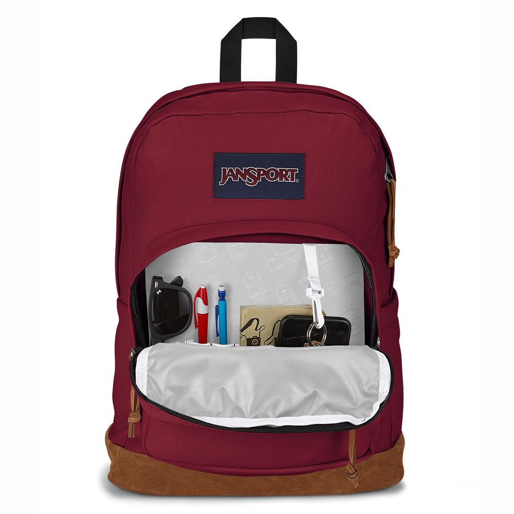 Burgundy JanSport Right Pack Laptop Backpacks | US_JS133