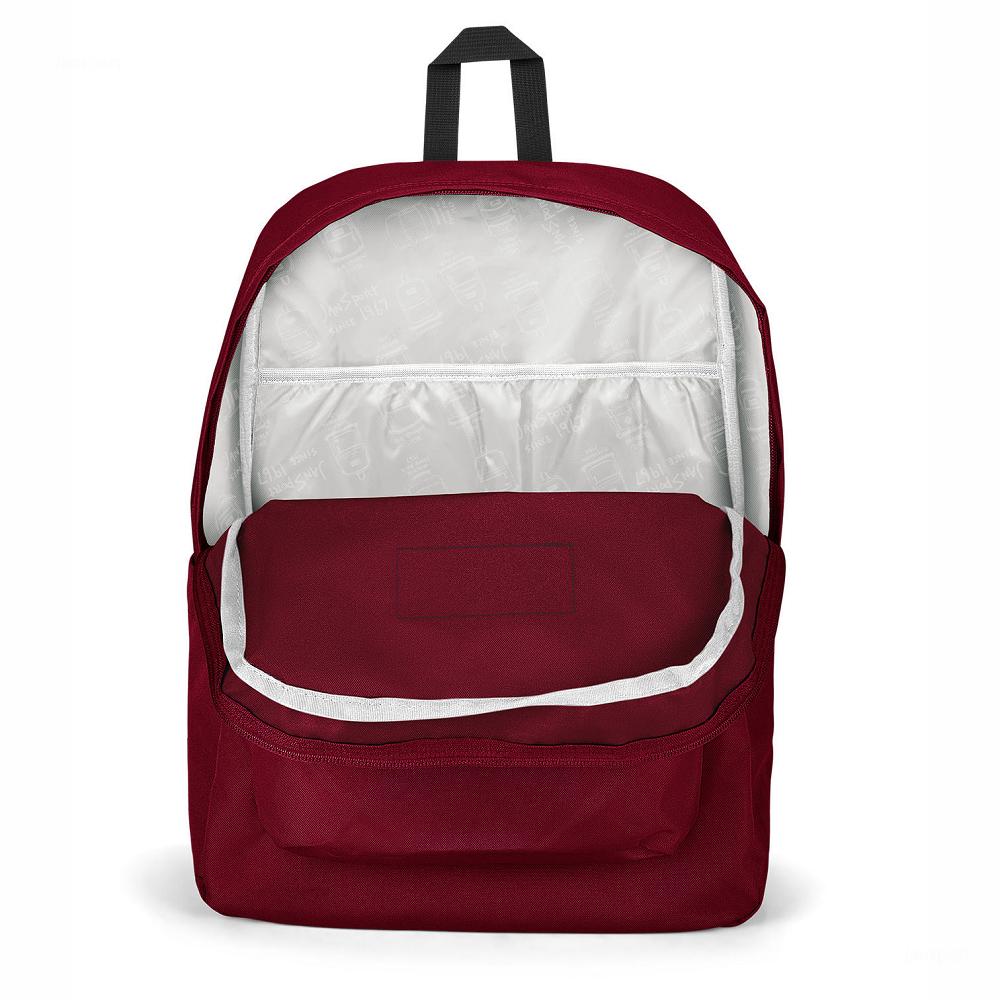 Burgundy JanSport SuperBreak® Plus Laptop Backpacks | US_JS222