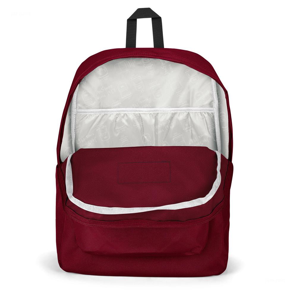 Burgundy JanSport SuperBreak® Plus School Backpacks | US_JS164