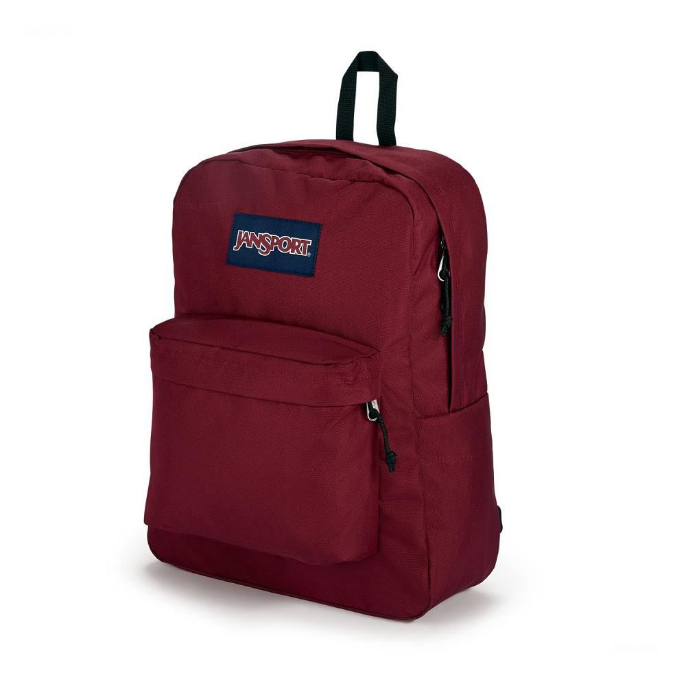 Burgundy JanSport SuperBreak® Plus School Backpacks | US_JS164