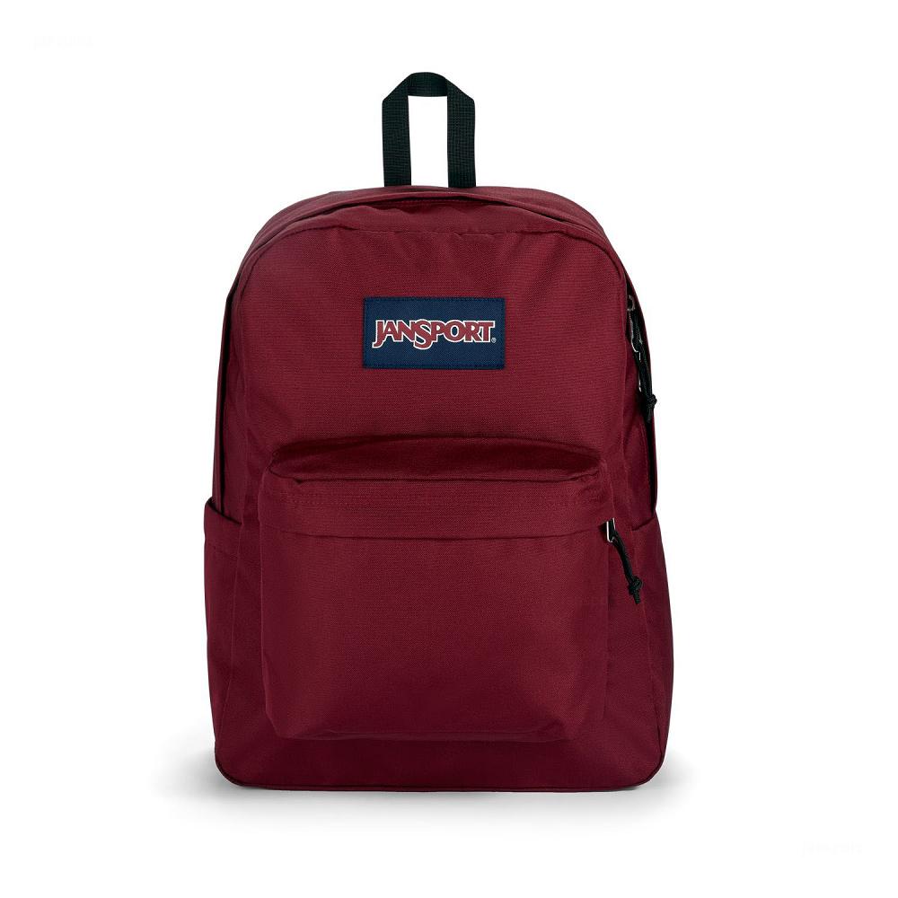 Burgundy JanSport SuperBreak® Plus School Backpacks | US_JS164