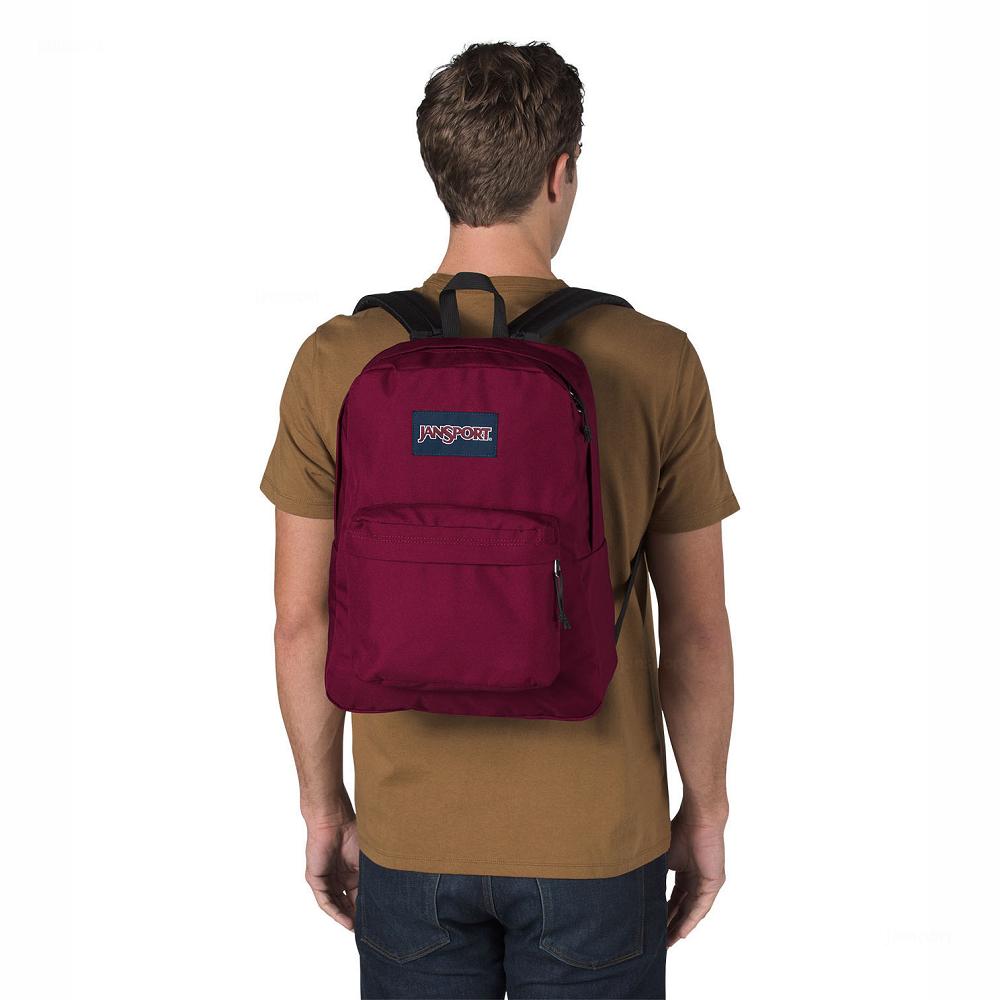 Burgundy JanSport SuperBreak® School Backpacks | US_JS340