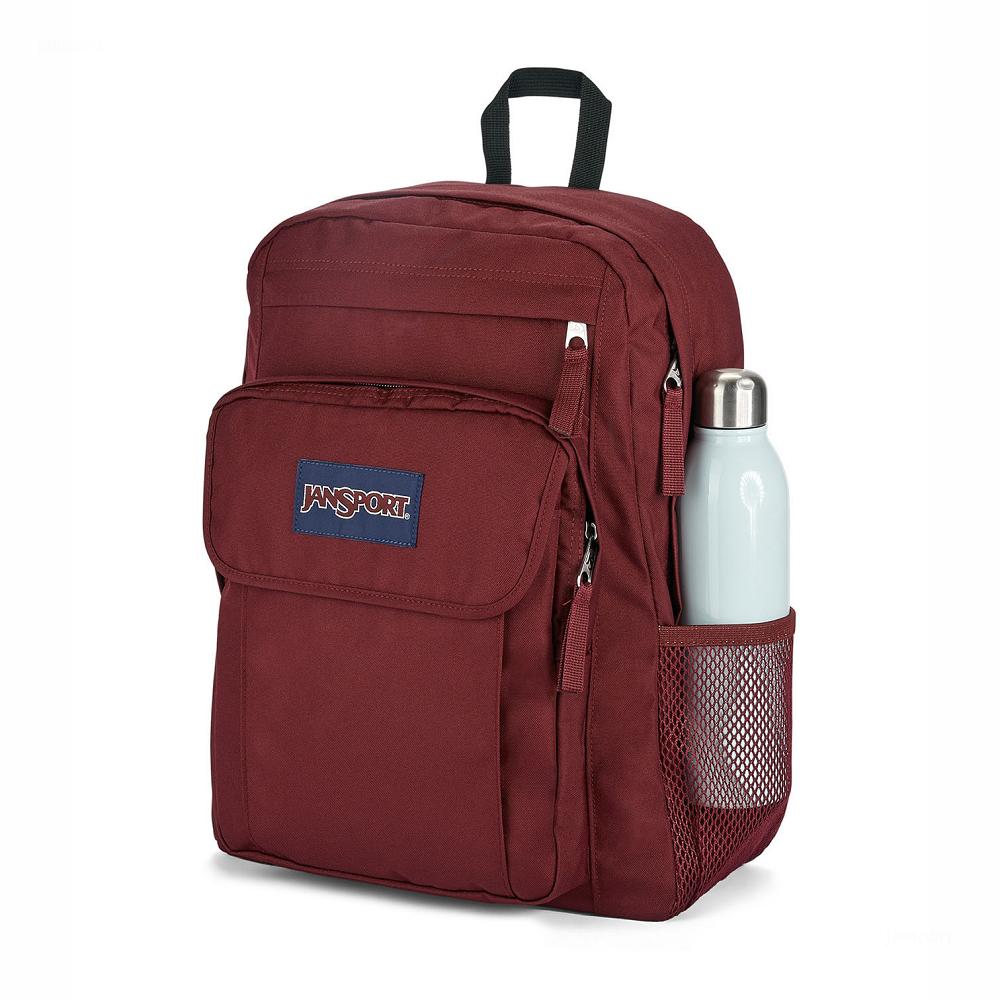 Burgundy JanSport UNION PACK Laptop Backpacks | US_JS113