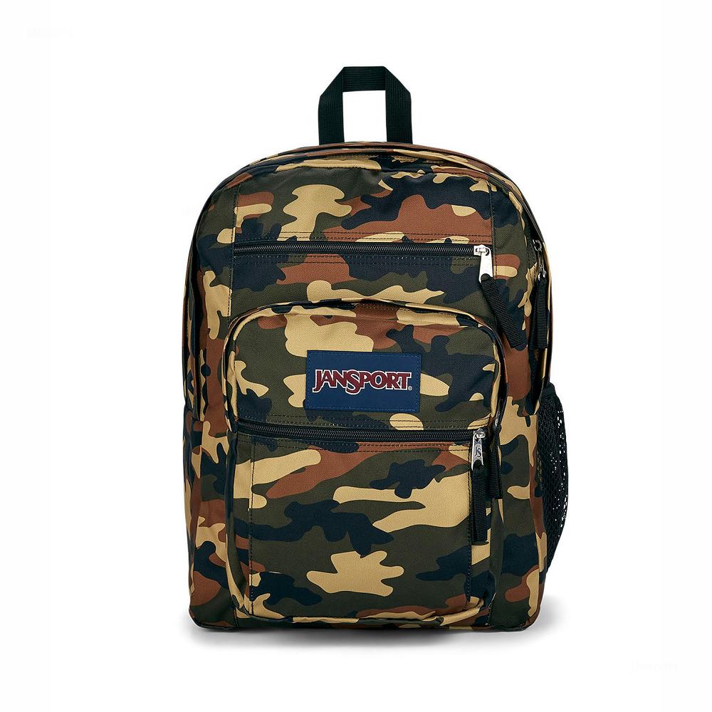 Camo JanSport BIG STUDENT Laptop Backpacks | US_JS038