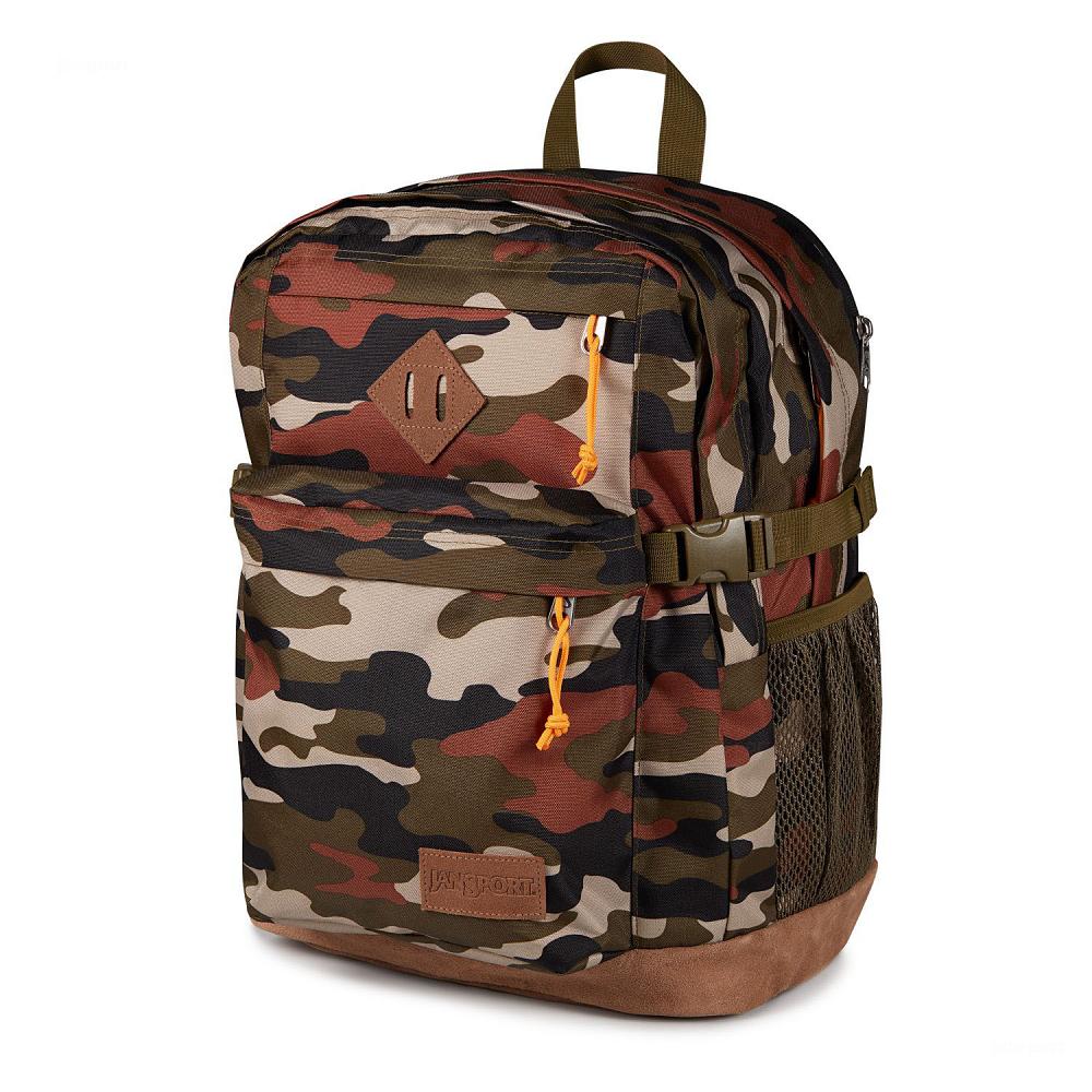 Camo JanSport SUEDE CAMPUS School Backpacks | US_JS382