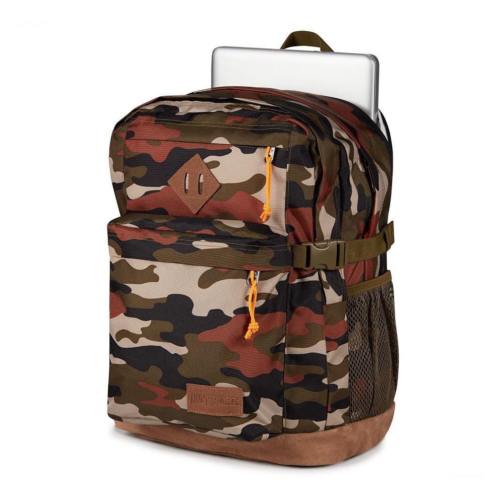 Camo JanSport SUEDE CAMPUS School Backpacks | US_JS382