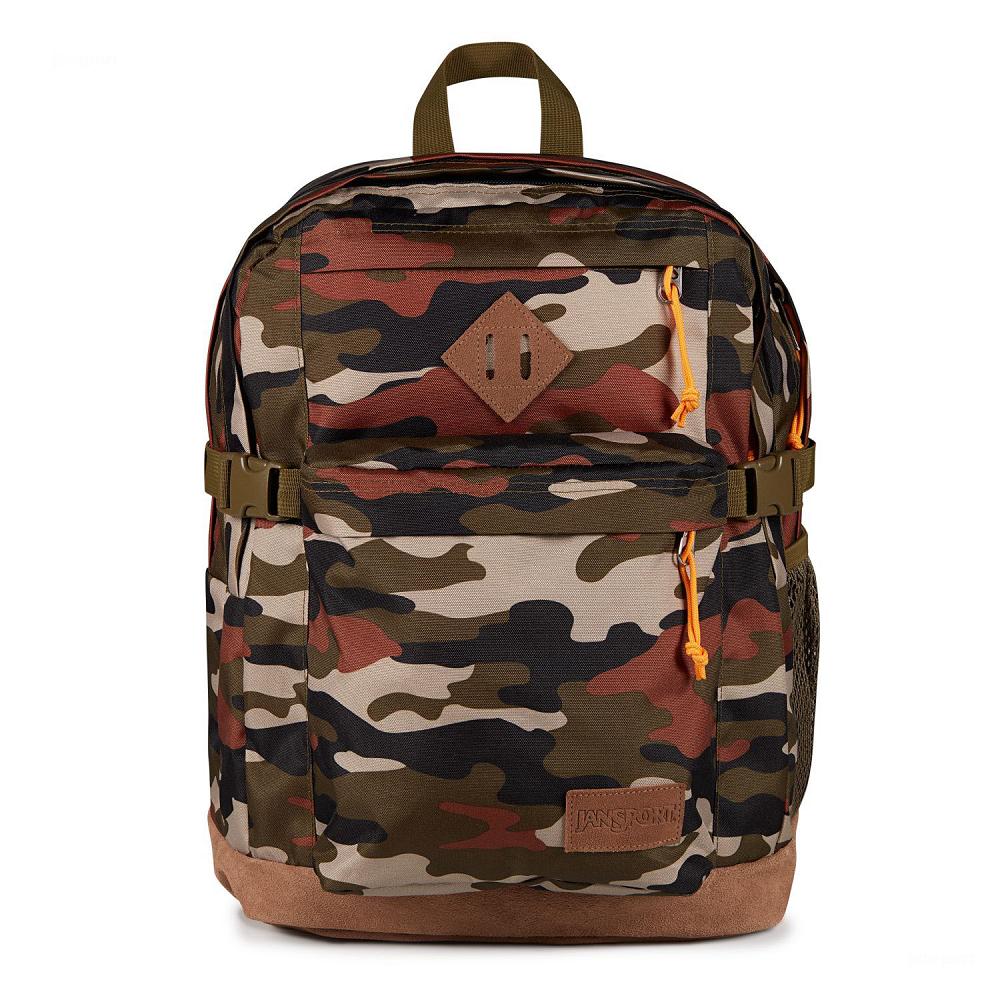 Camo JanSport SUEDE CAMPUS School Backpacks | US_JS382