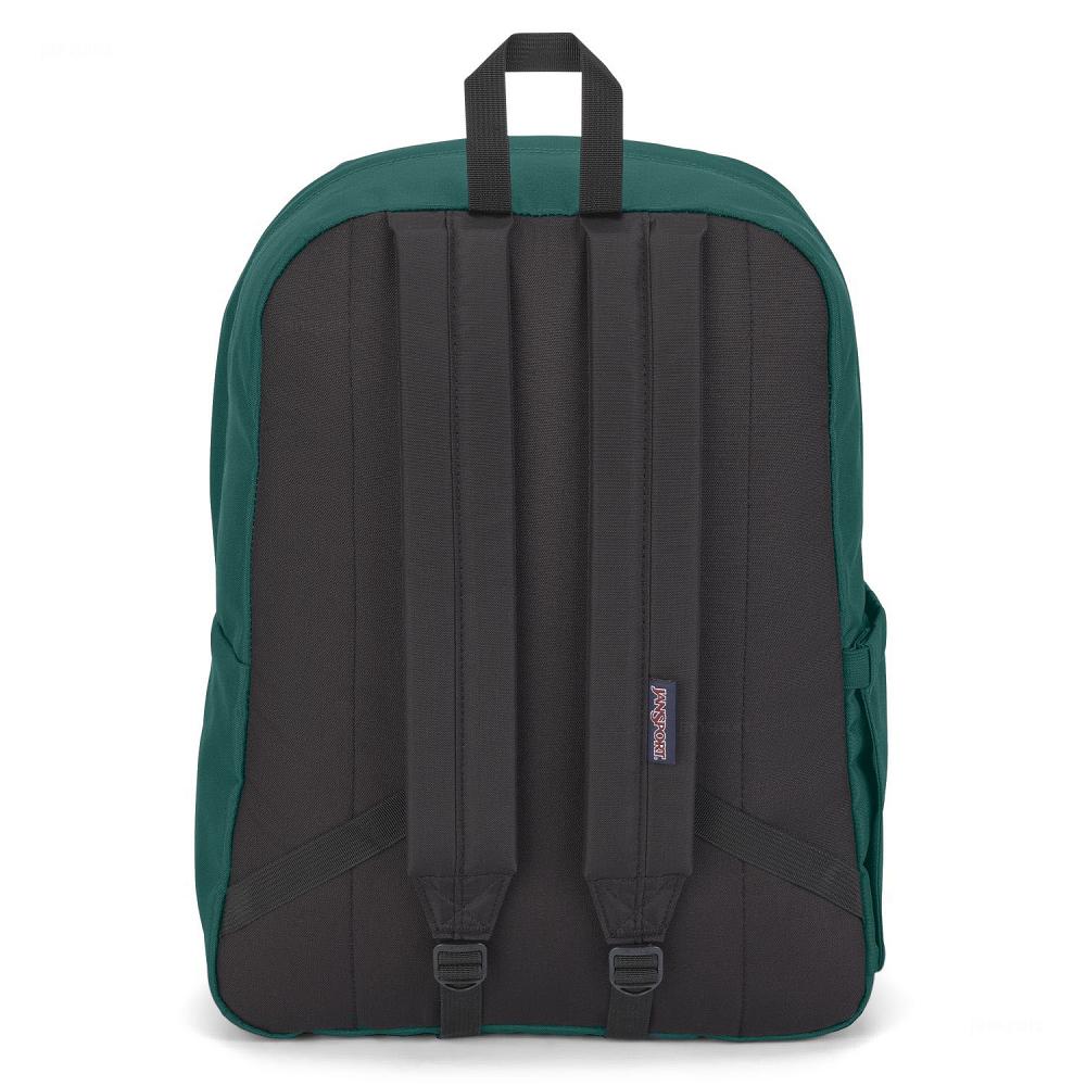 Deep Green JanSport SuperBreak® Plus Laptop Backpacks | US_JS07B