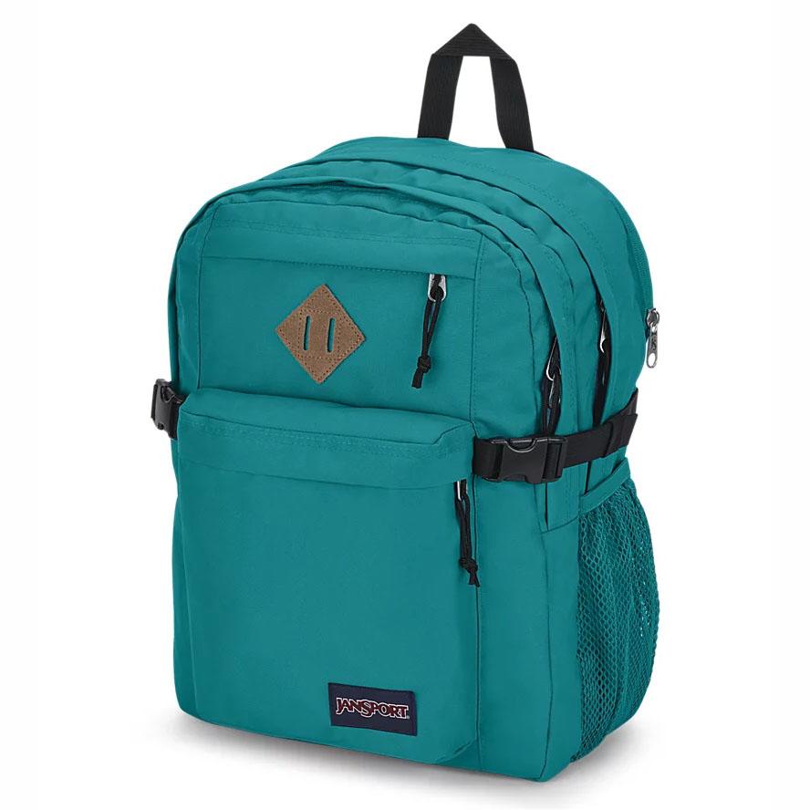 Green JanSport Main Campus Laptop Backpacks | US_JS268