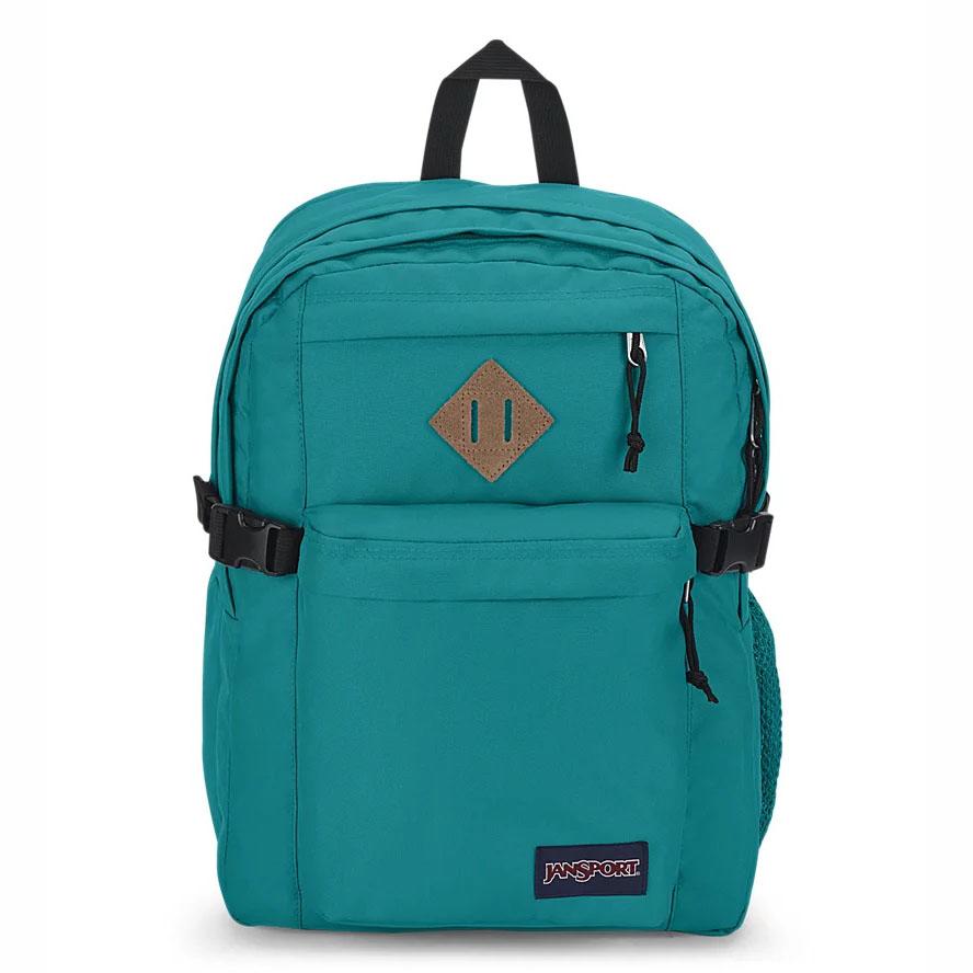 Green JanSport Main Campus Laptop Backpacks | US_JS268