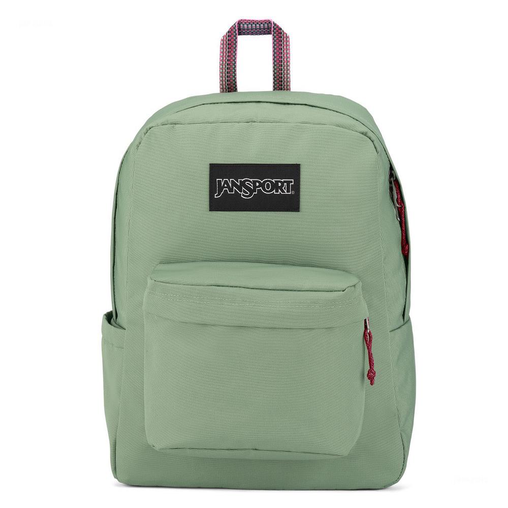 Green JanSport Restore Pack Laptop Backpacks | US_JS307