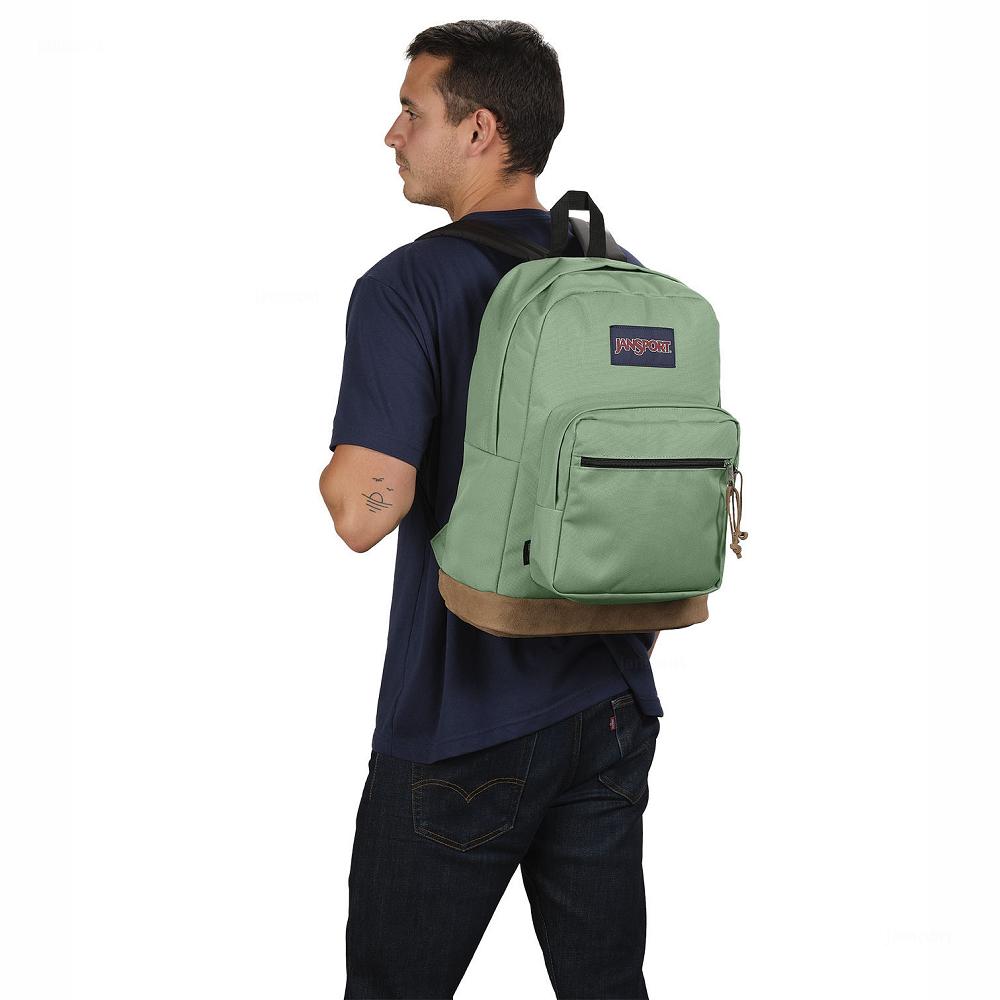 Green JanSport Right Pack Laptop Backpacks | US_JS129