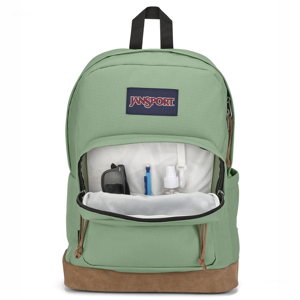 Green JanSport Right Pack Laptop Backpacks | US_JS129