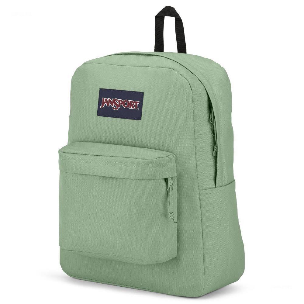 Green JanSport SuperBreak® Plus Laptop Backpacks | US_JS210