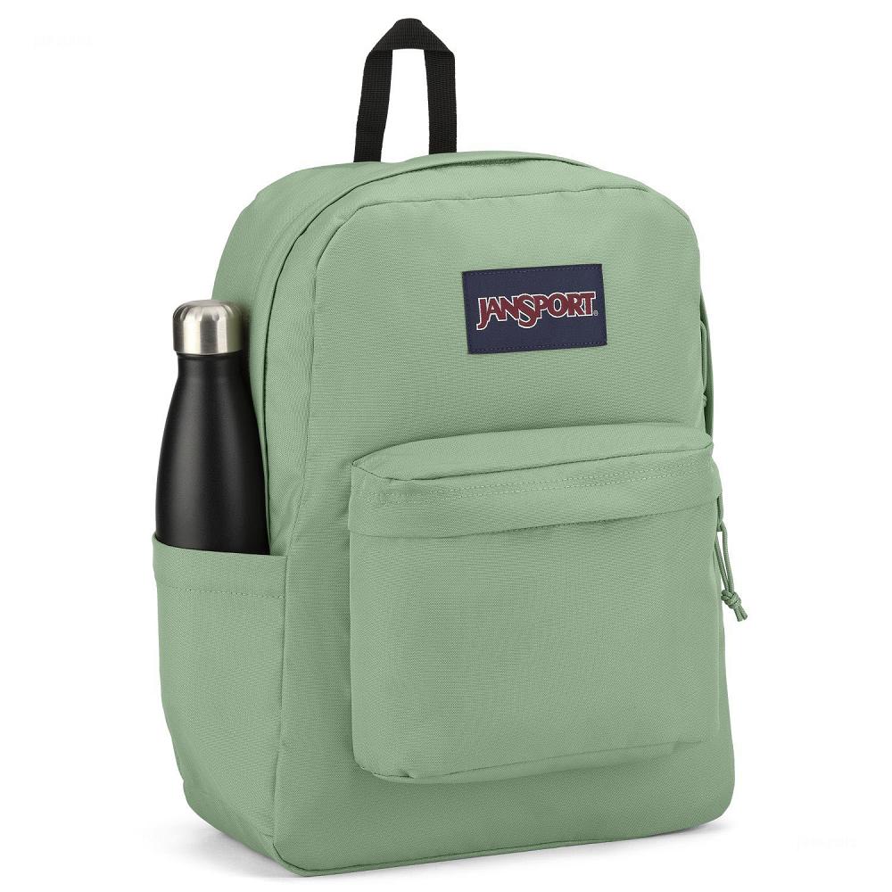 Green JanSport SuperBreak® Plus Laptop Backpacks | US_JS210