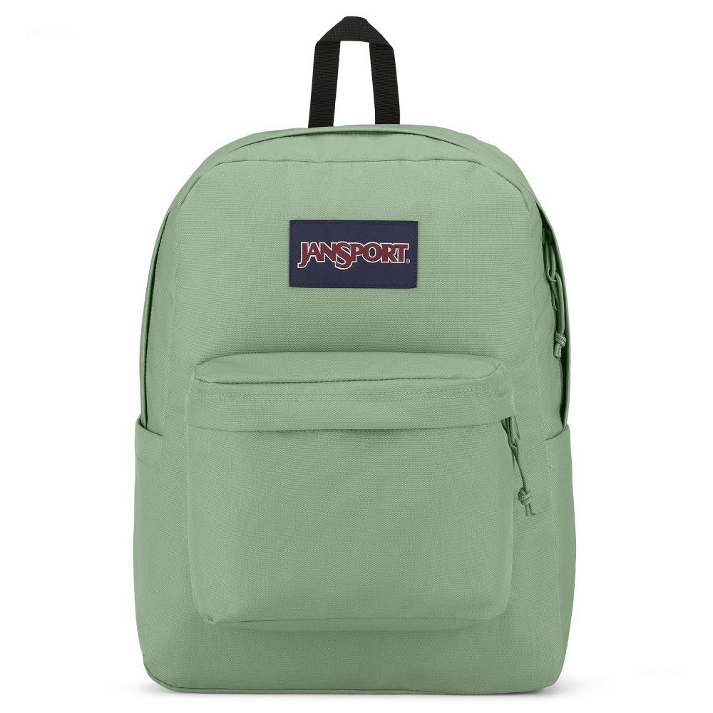 Green JanSport SuperBreak® Plus Laptop Backpacks | US_JS210