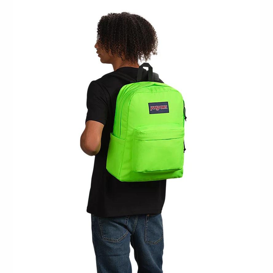 Green JanSport SuperBreak® Plus Laptop Backpacks | US_JS225