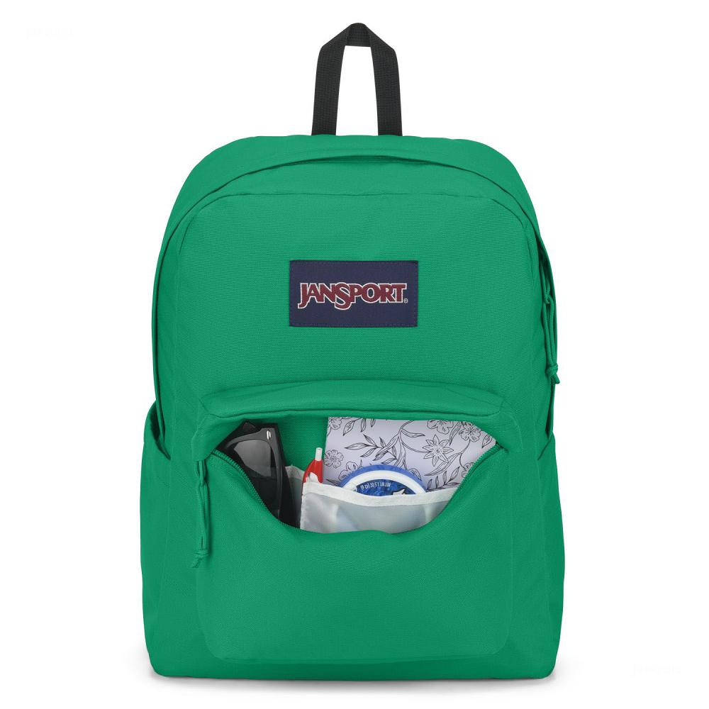 Green JanSport SuperBreak® Plus Laptop Backpacks | US_JS306