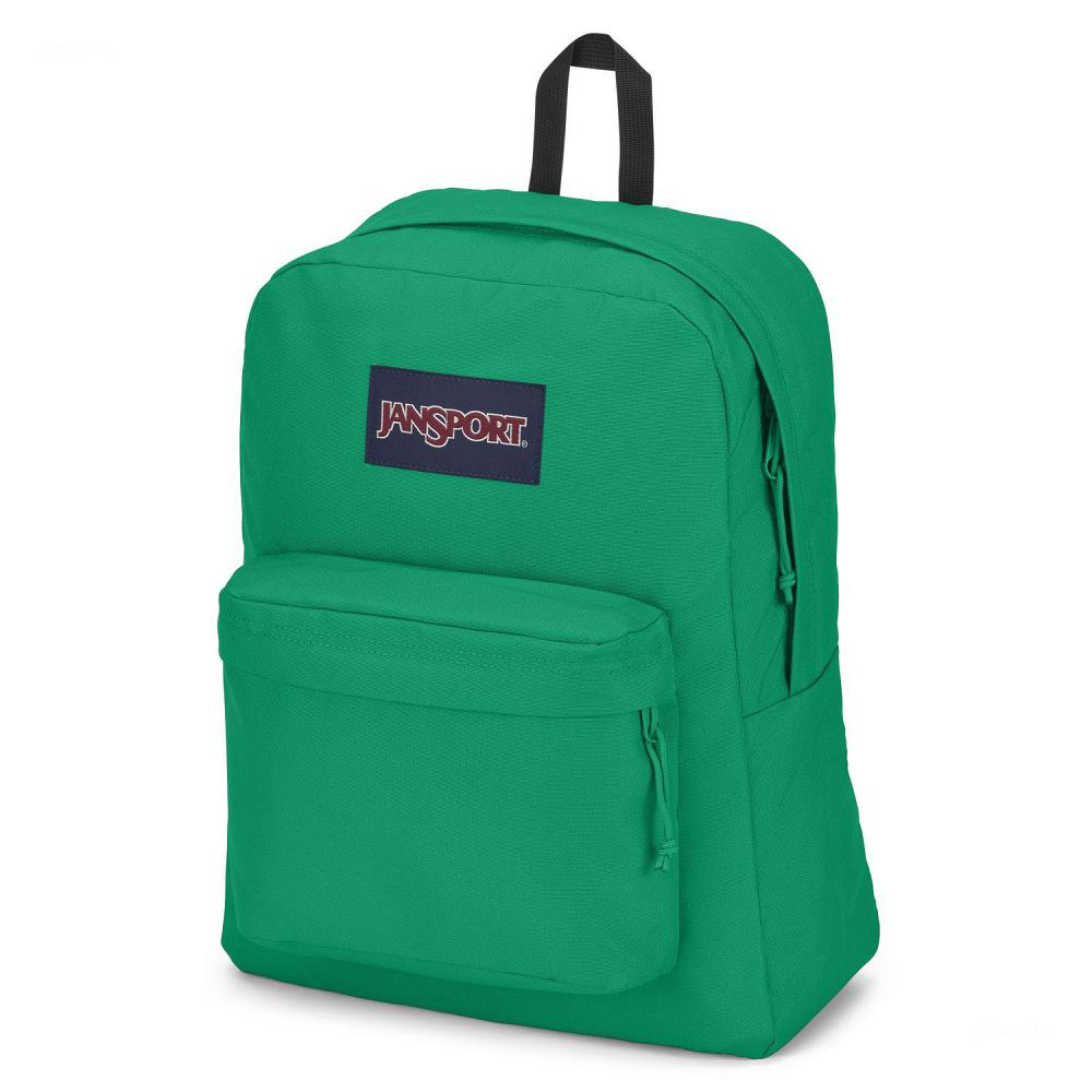 Green JanSport SuperBreak® Plus Laptop Backpacks | US_JS306