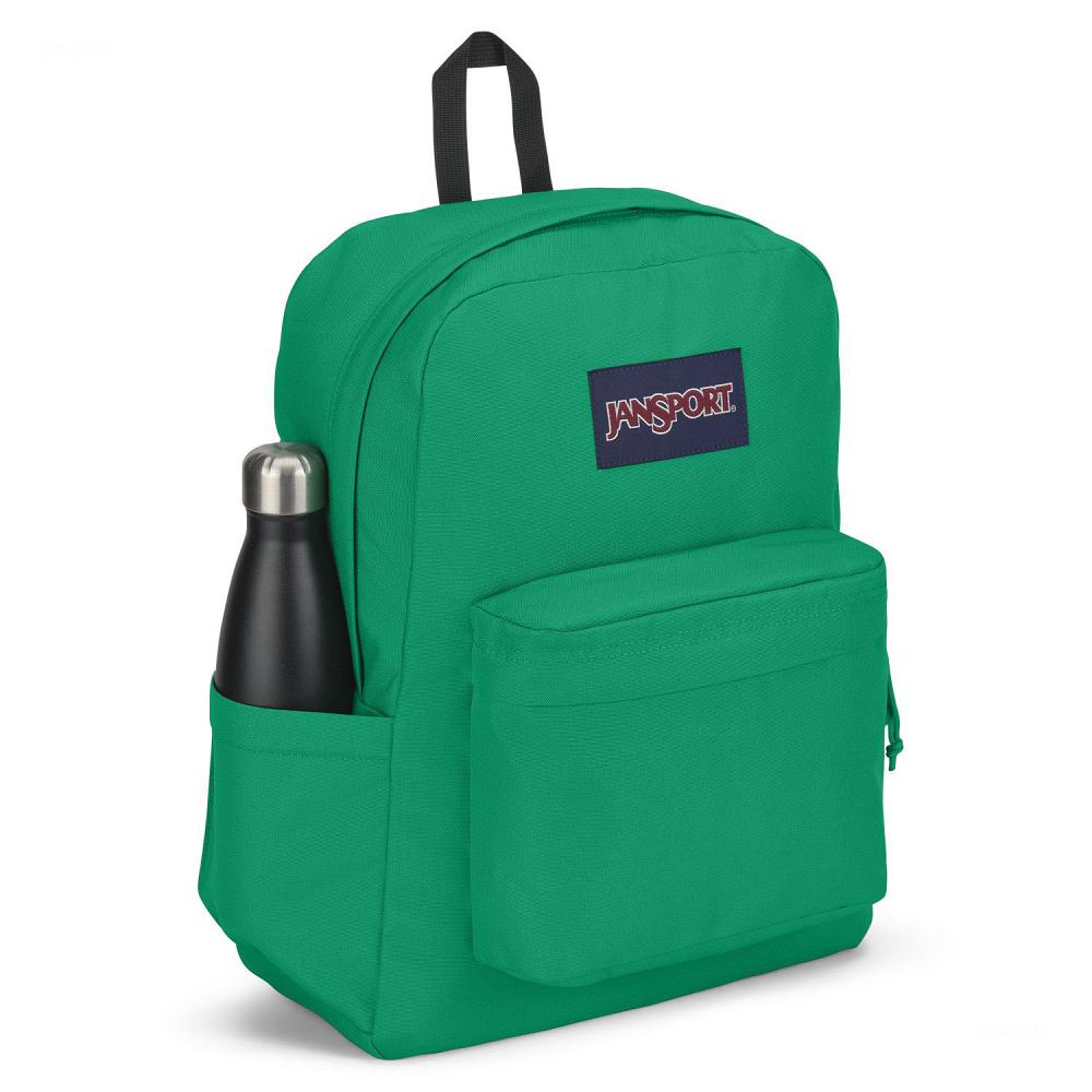 Green JanSport SuperBreak® Plus Laptop Backpacks | US_JS306