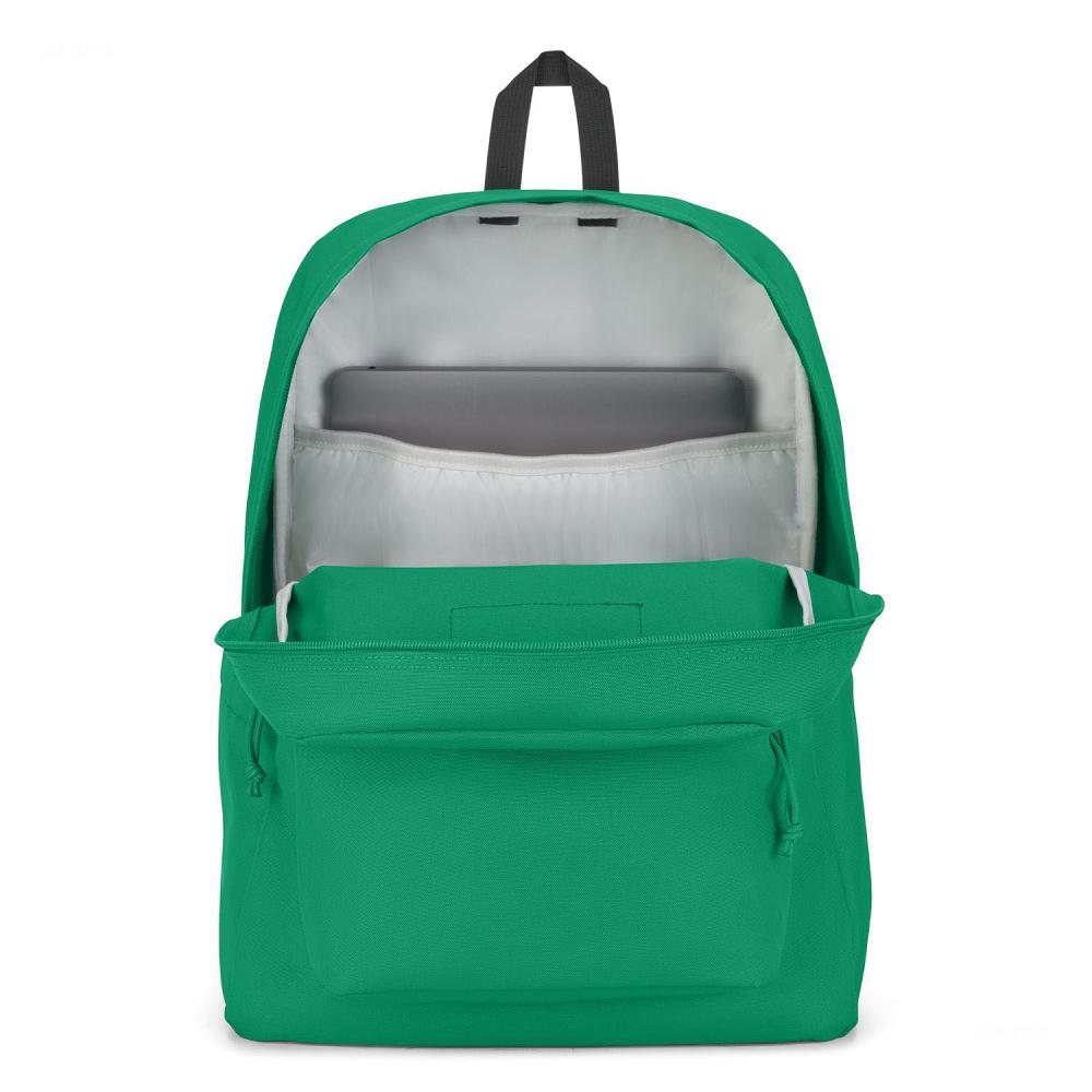 Green JanSport SuperBreak® Plus Laptop Backpacks | US_JS306