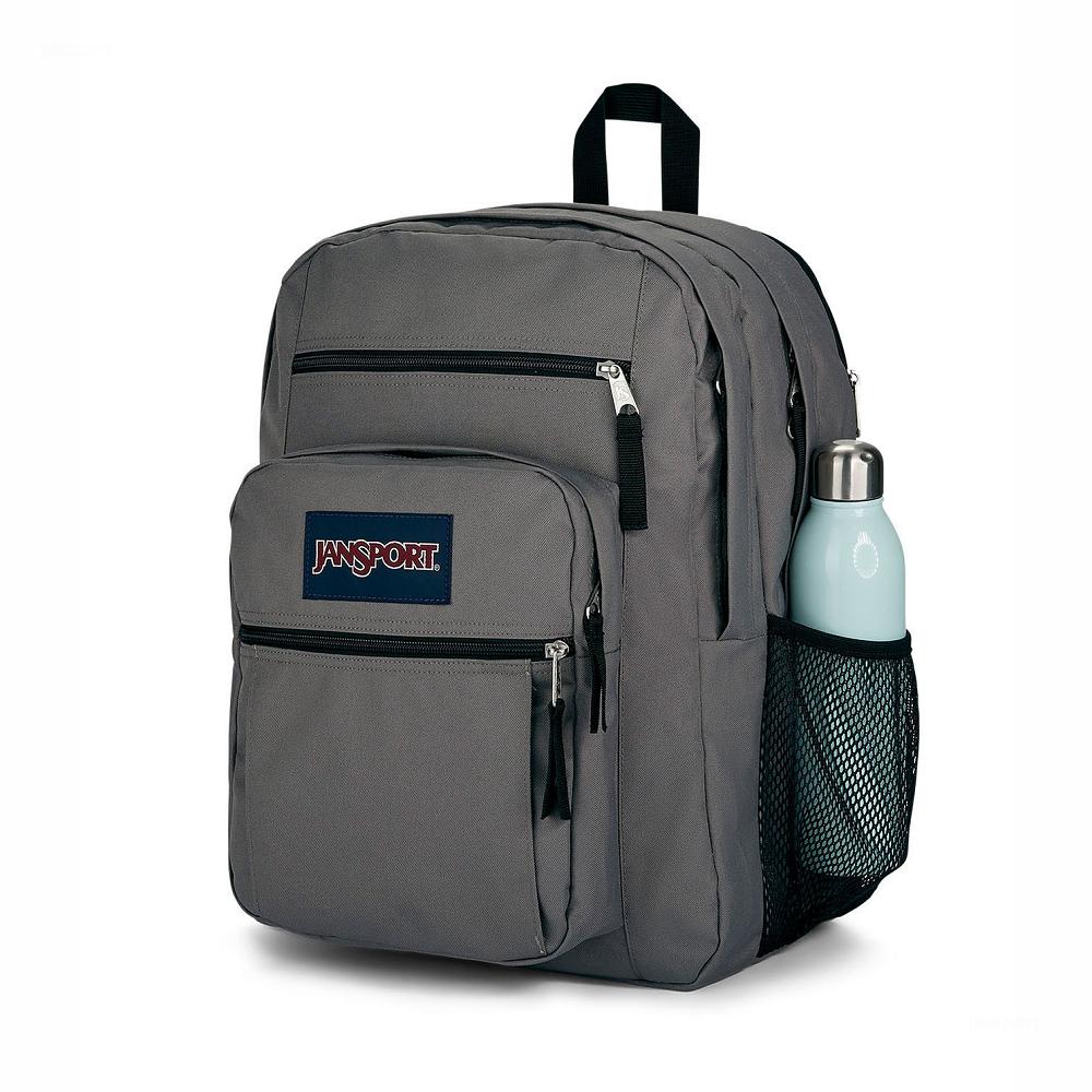 Grey JanSport BIG STUDENT Laptop Backpacks | US_JS099