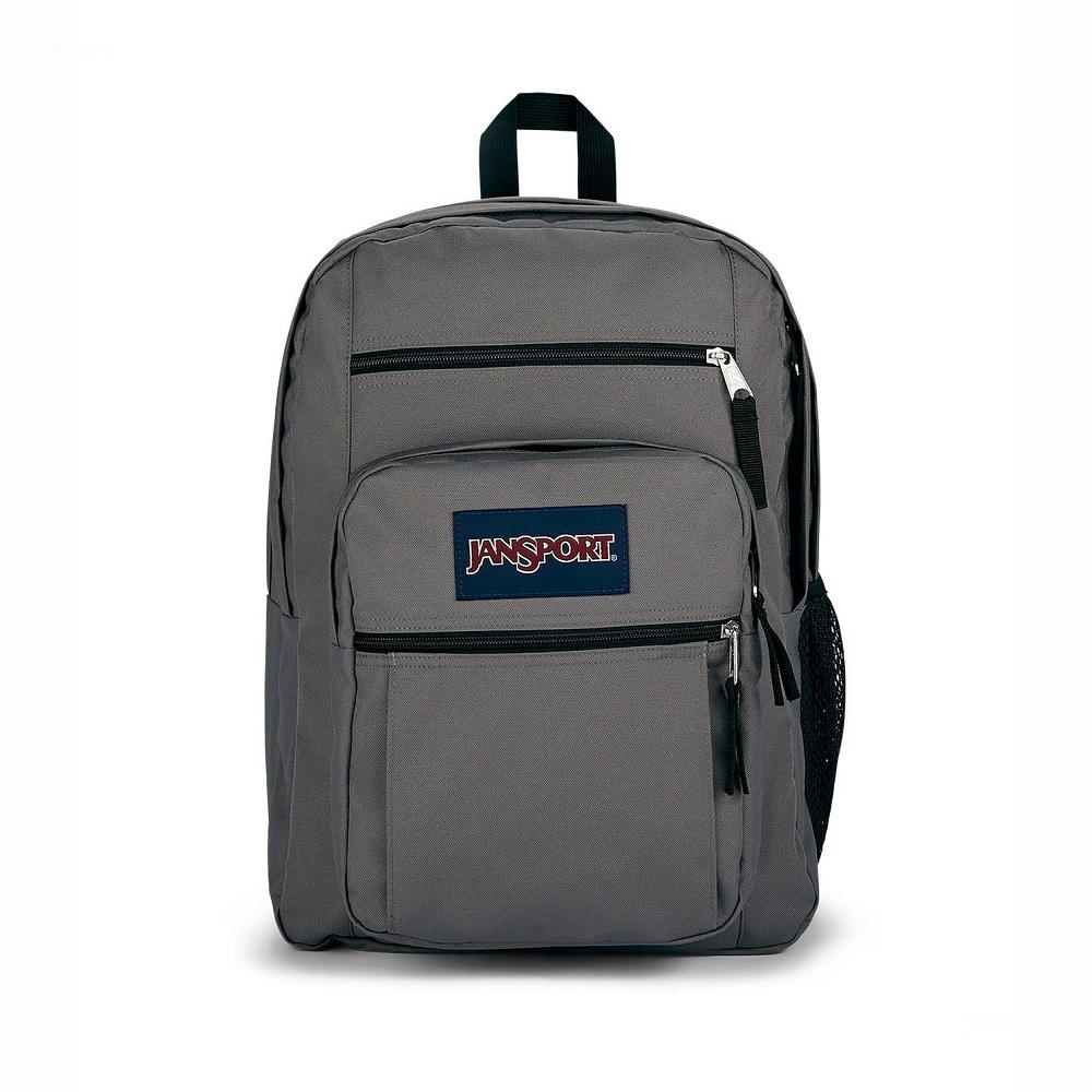 Grey JanSport BIG STUDENT Laptop Backpacks | US_JS099