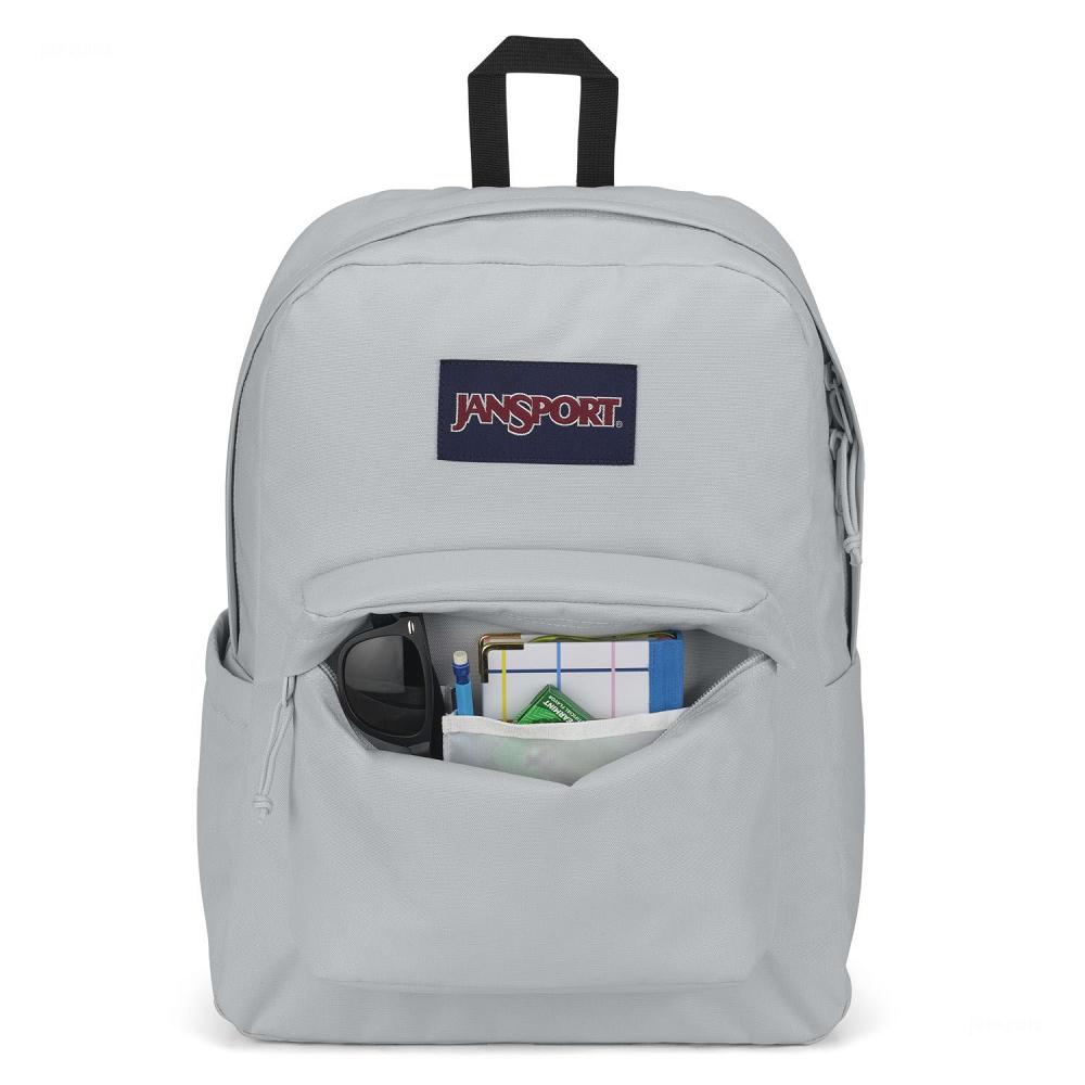 Grey JanSport SuperBreak® Plus Laptop Backpacks | US_JS034