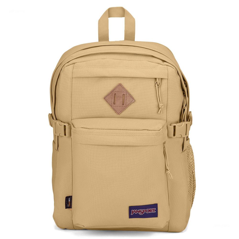 Khaki JanSport Main Campus FX School Backpacks | US_JS018