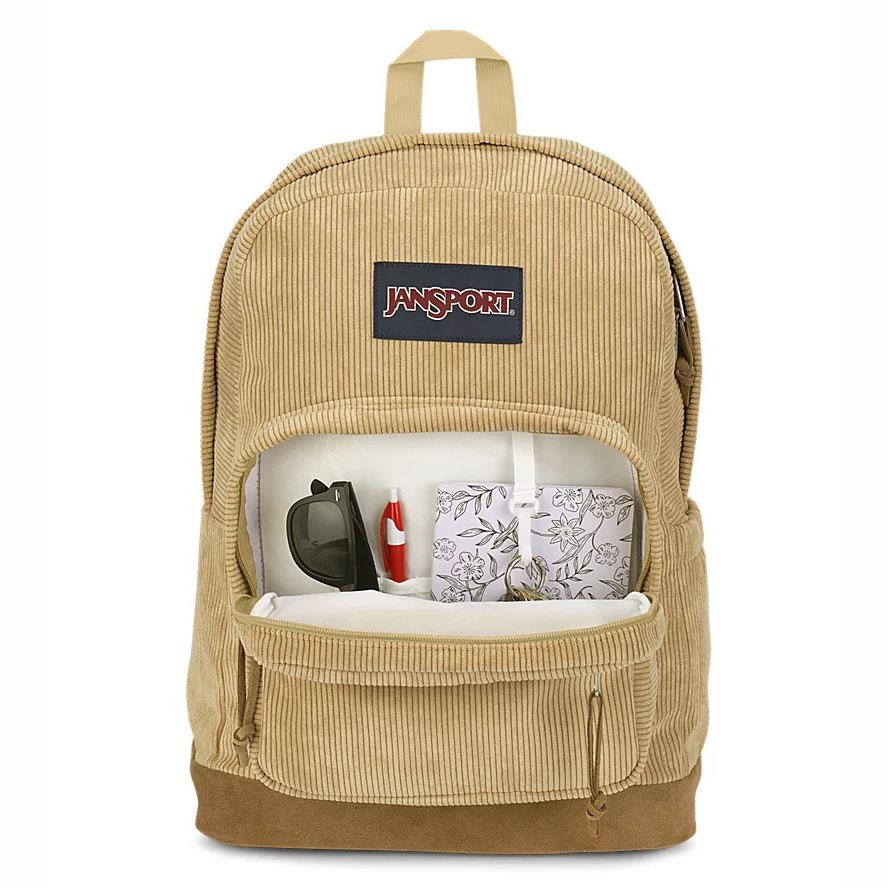 Khaki JanSport Right Pack Laptop Backpacks | US_JS383