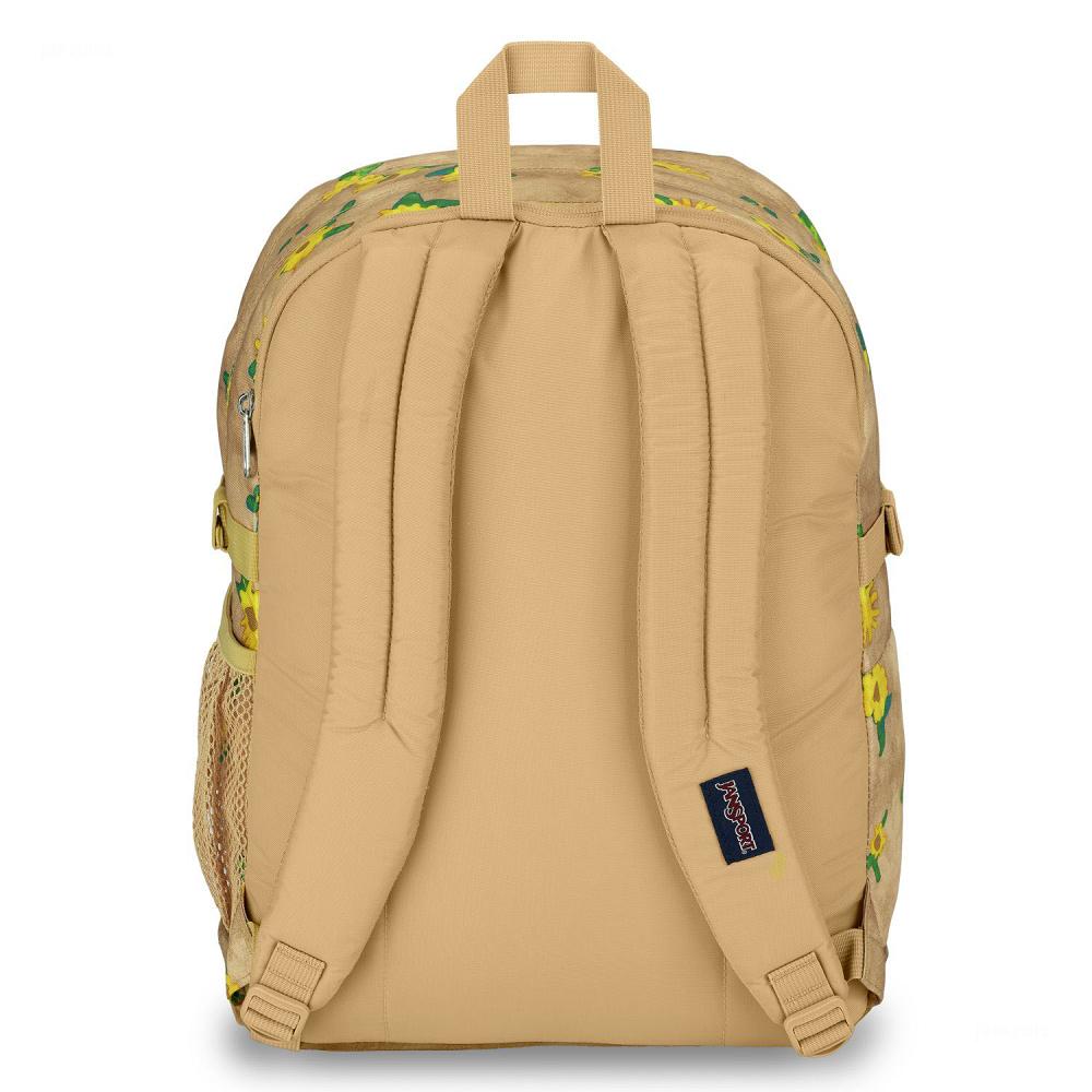 Khaki JanSport SUEDE CAMPUS Laptop Backpacks | US_JS01B