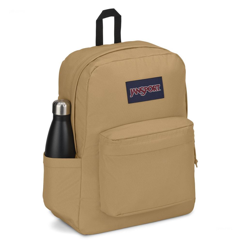 Khaki JanSport SuperBreak® Plus Laptop Backpacks | US_JS483