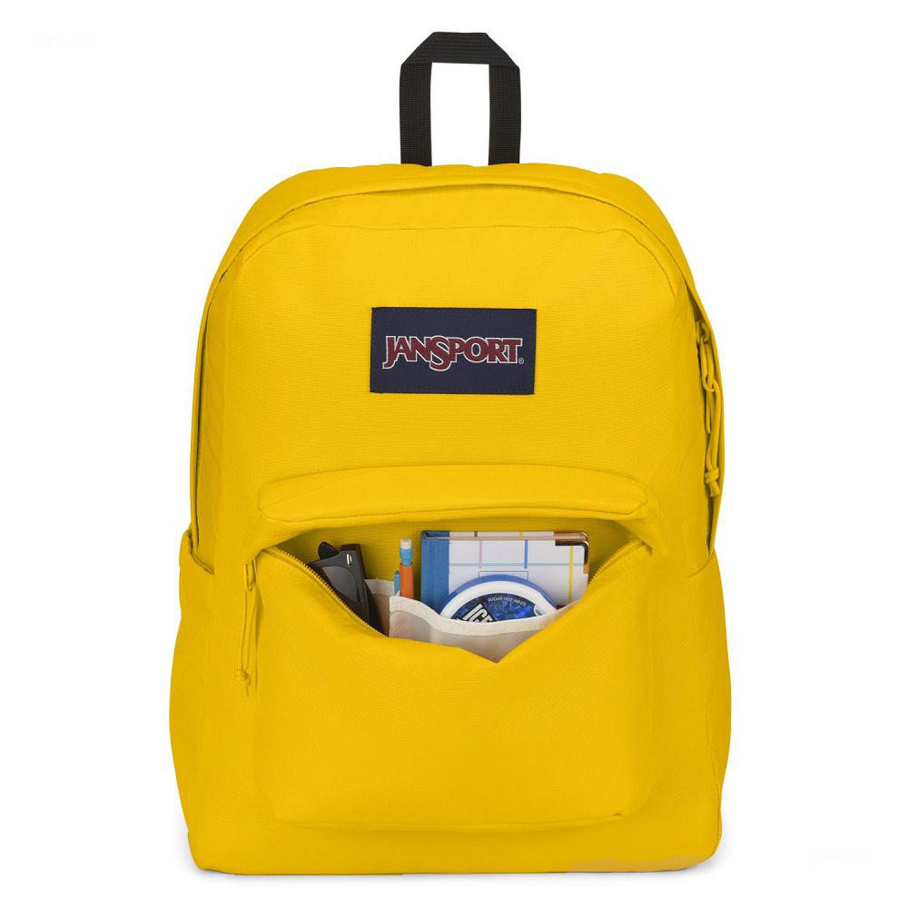 Lemon JanSport SuperBreak® Plus Laptop Backpacks | US_JS200