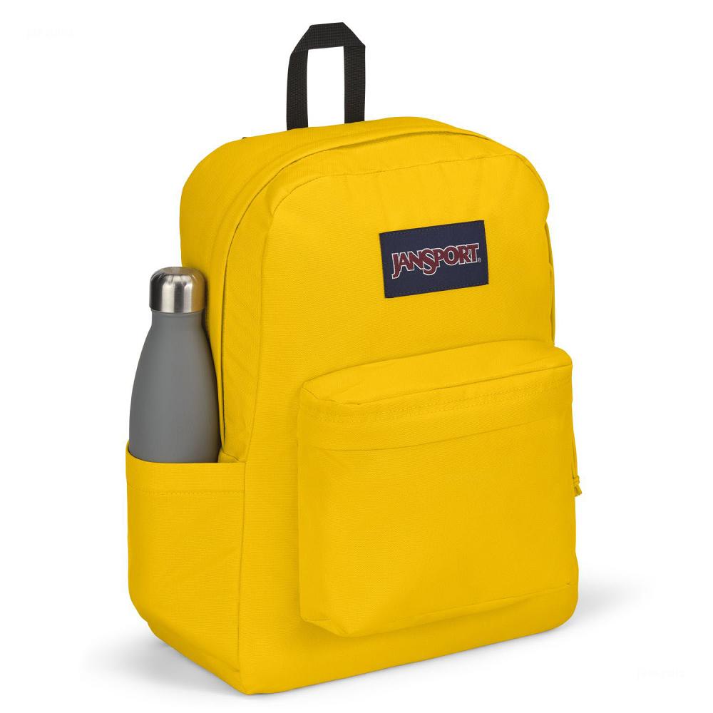 Lemon JanSport SuperBreak® Plus Laptop Backpacks | US_JS200