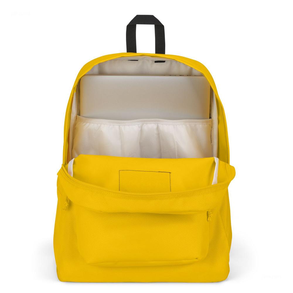 Lemon JanSport SuperBreak® Plus Laptop Backpacks | US_JS200